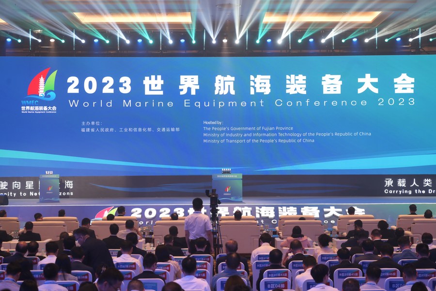 Marine equipment developed by China shines in World Marine Equipment Conference 2023
