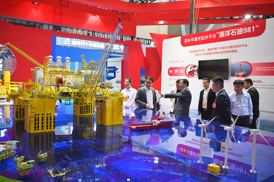 Marine equipment developed by China shines in World Marine Equipment Conference 2023