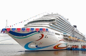 China's first homegrown large cruise ship delivered
