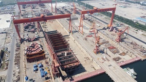 China's shipbuilding sector expands in H1