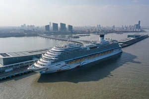 China's first domestically built cruise ship boosts tourism, economy