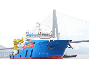 “Made in Mawei” The First Self-designed Offshore Wind Power Operation and Maintenance Mother Ship in China Launched in Mawei