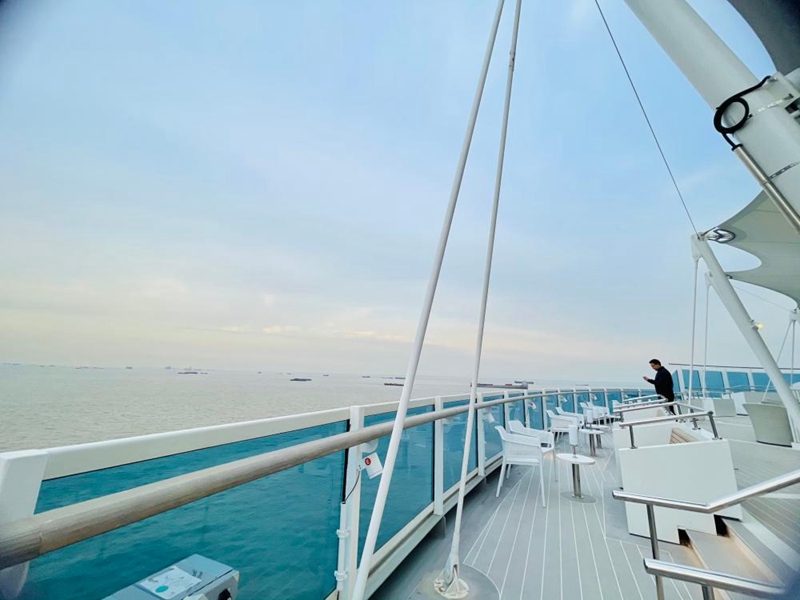 China's first homegrown large cruise ship starts trial operation