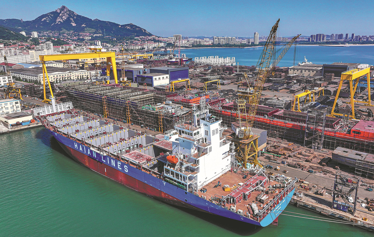 Surge in ship orders ups China's foreign trade