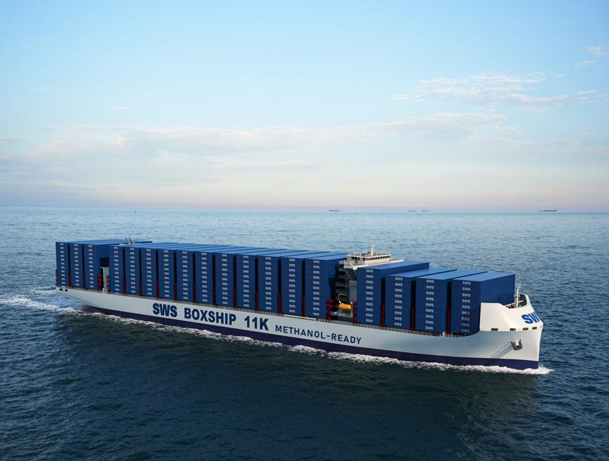 Construction contract inked for four container ships in Shanghai