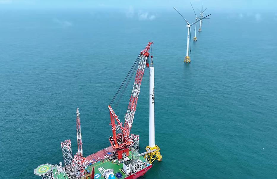 Offshore wind project achieves full power generation