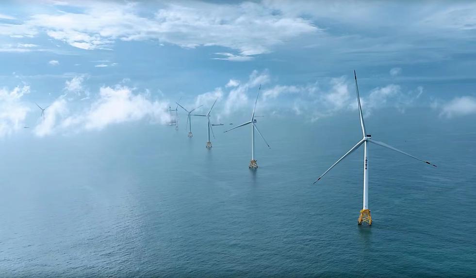 Offshore wind project achieves full power generation