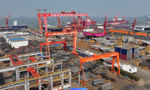 Production at Shanghai shipyard passes milestone