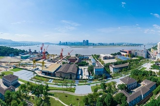 Taiwanese youth delegation visits shipbuilding cultural complex in Fuzhou