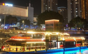 New energy cruise ship to operate in night tour