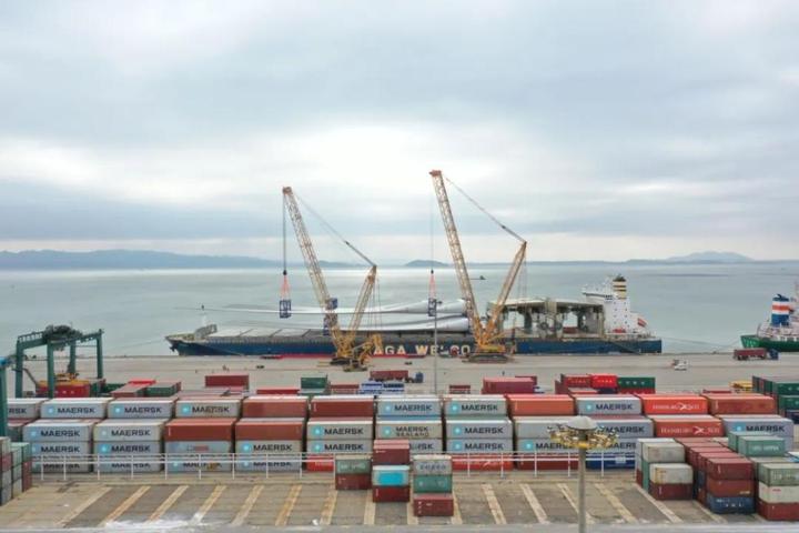 The World's First! Departure from Jiangyin Port in Fuqing!