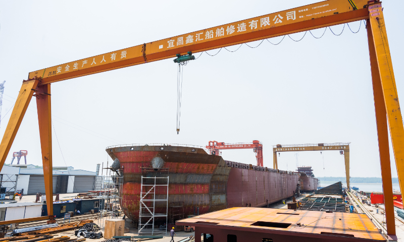 China constantly accelerates green, smart shipbuilding