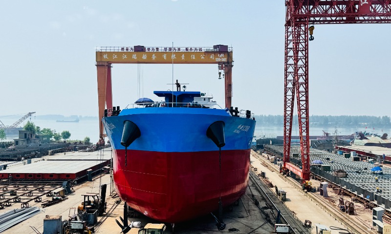 China constantly accelerates green, smart shipbuilding