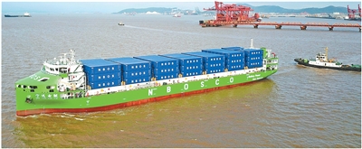 中国船舶正朝着更远更深的海洋进发(新时代画卷) 中国船舶正朝着更远更深的海洋进发(新时代画卷)