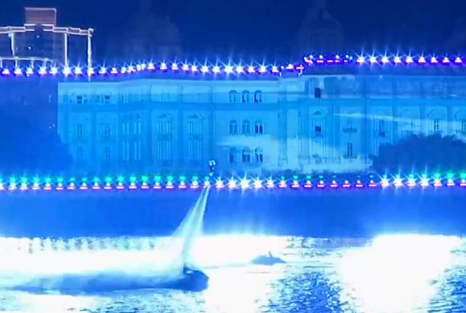 闽江之心首场水幕光影秀上演，这些亮点不容错过！